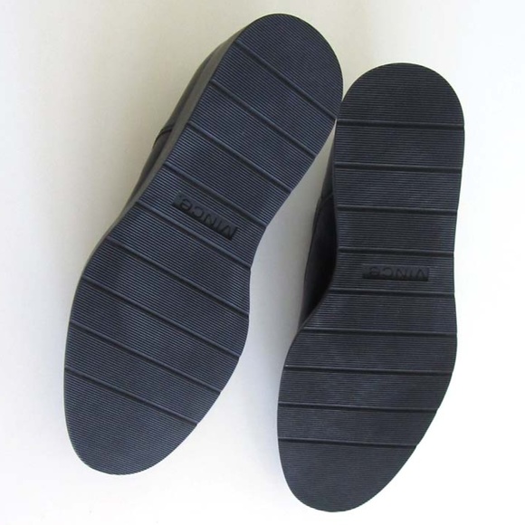 new VINCE Proctor black plain toe derby shoes 9 M - Picture 4 of 8